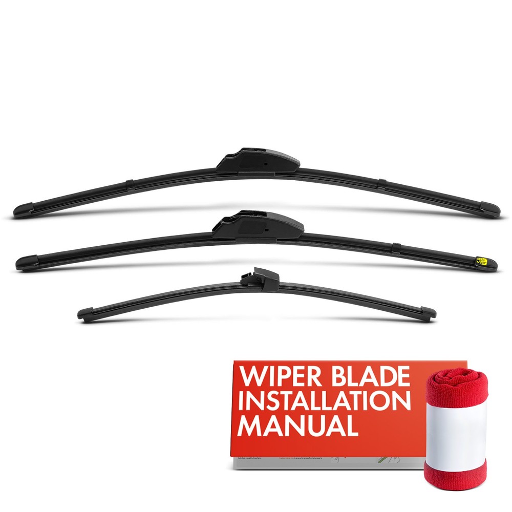 3Pcs 21'' & 19'' & 13''Windshield Wiper Blades for Volkswagen Golf 93-06 GTI