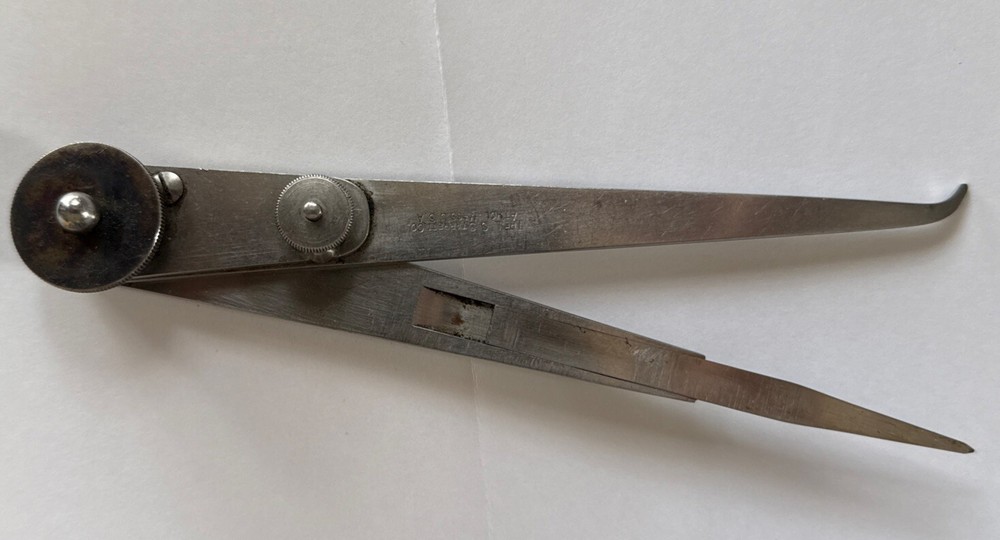 Vintage Starrett Inside/ Outside Adjusting Joint Calipers