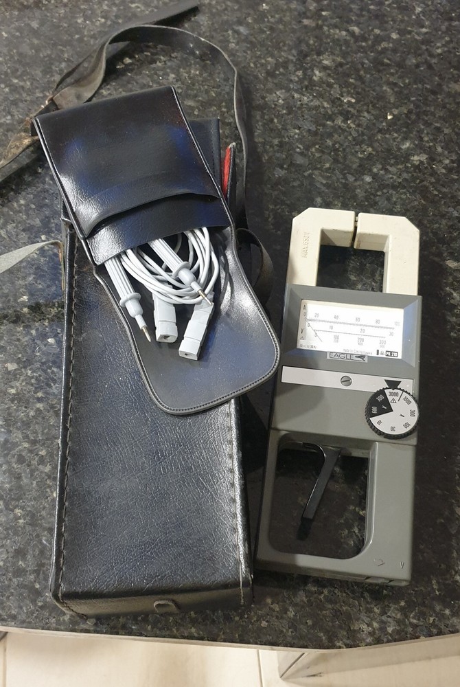 vintage amperes meter