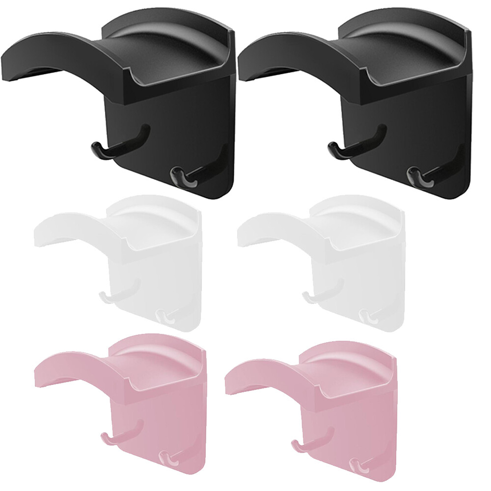 2PC Headphone Hanger Wall Mount Stand for Headset Space-saving Headset Holder