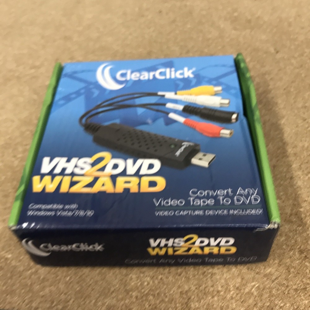 VHS To DVD Wizard Software | USB Video Capture Device Grabber | Digital Video