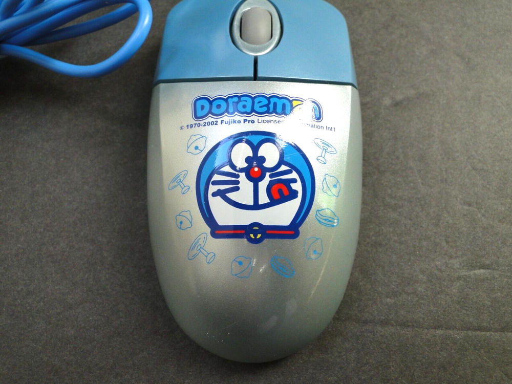 Vintage 2002 Doraemon PS/2 Mouse *TESTED