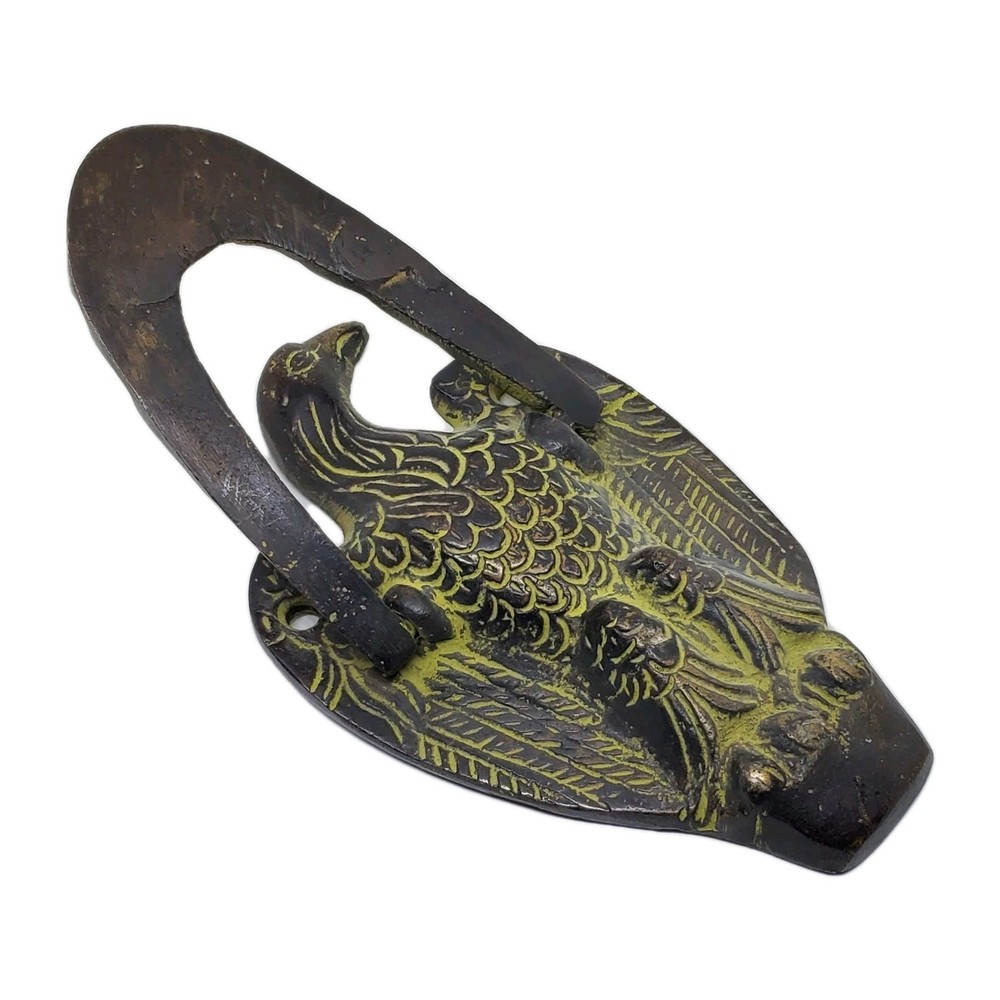 LARGE Cast Iron Antique Style Rustic Eagle Figurine Door Knocker