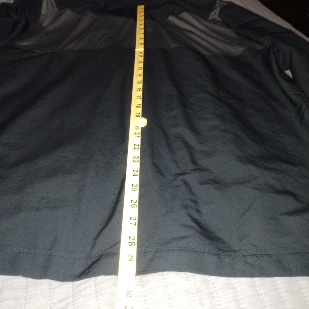 Nike Golf Jacket Men Extra Large Black Solid Full Zip Logo Pockets Golfer XL