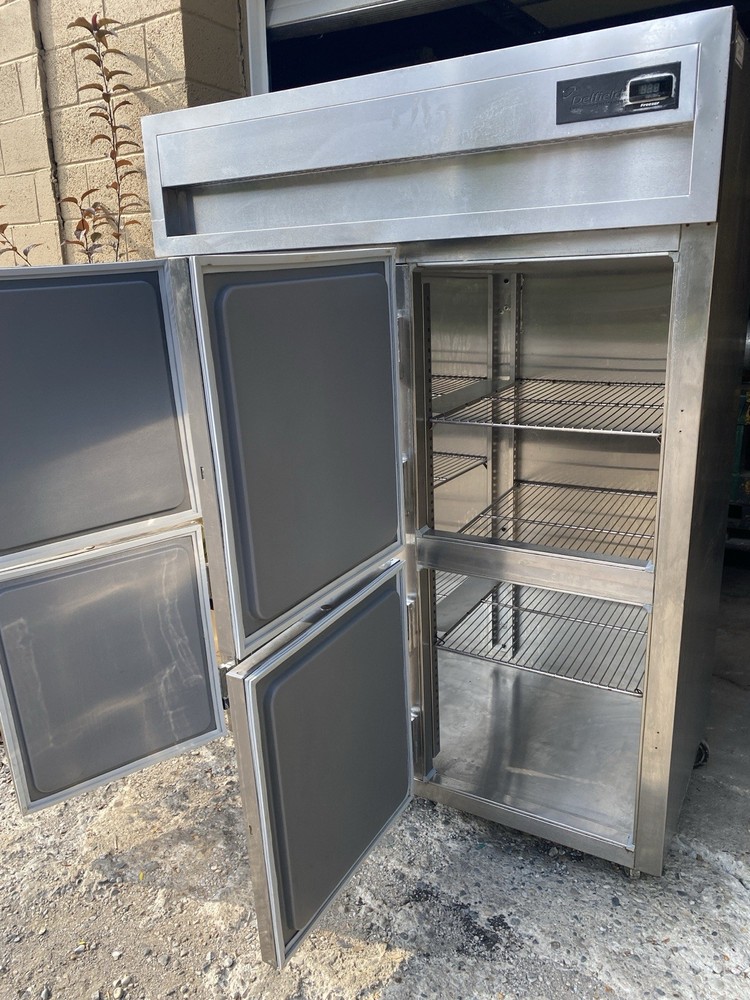 2 -Dr. Split Door, Manitowoc Freezer, Refurbished, 120v