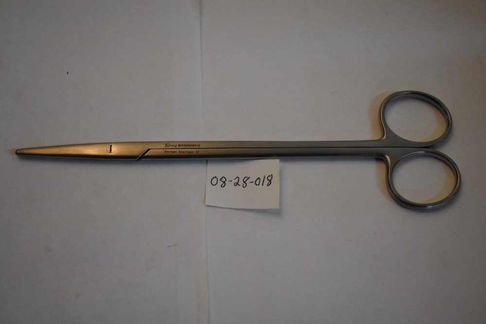 MDS0828018 METZENBAUM DISSECTING SCISSORS 7" STRAIGHT BLUNT/BLUNT