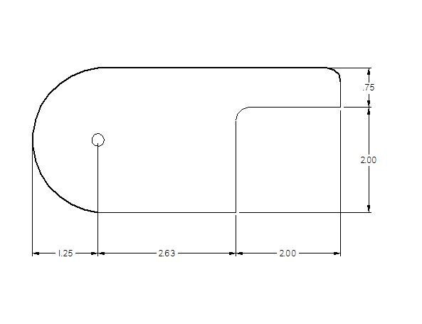 OFFROAD ANONYMOUS Square Link Tab-Size: Small