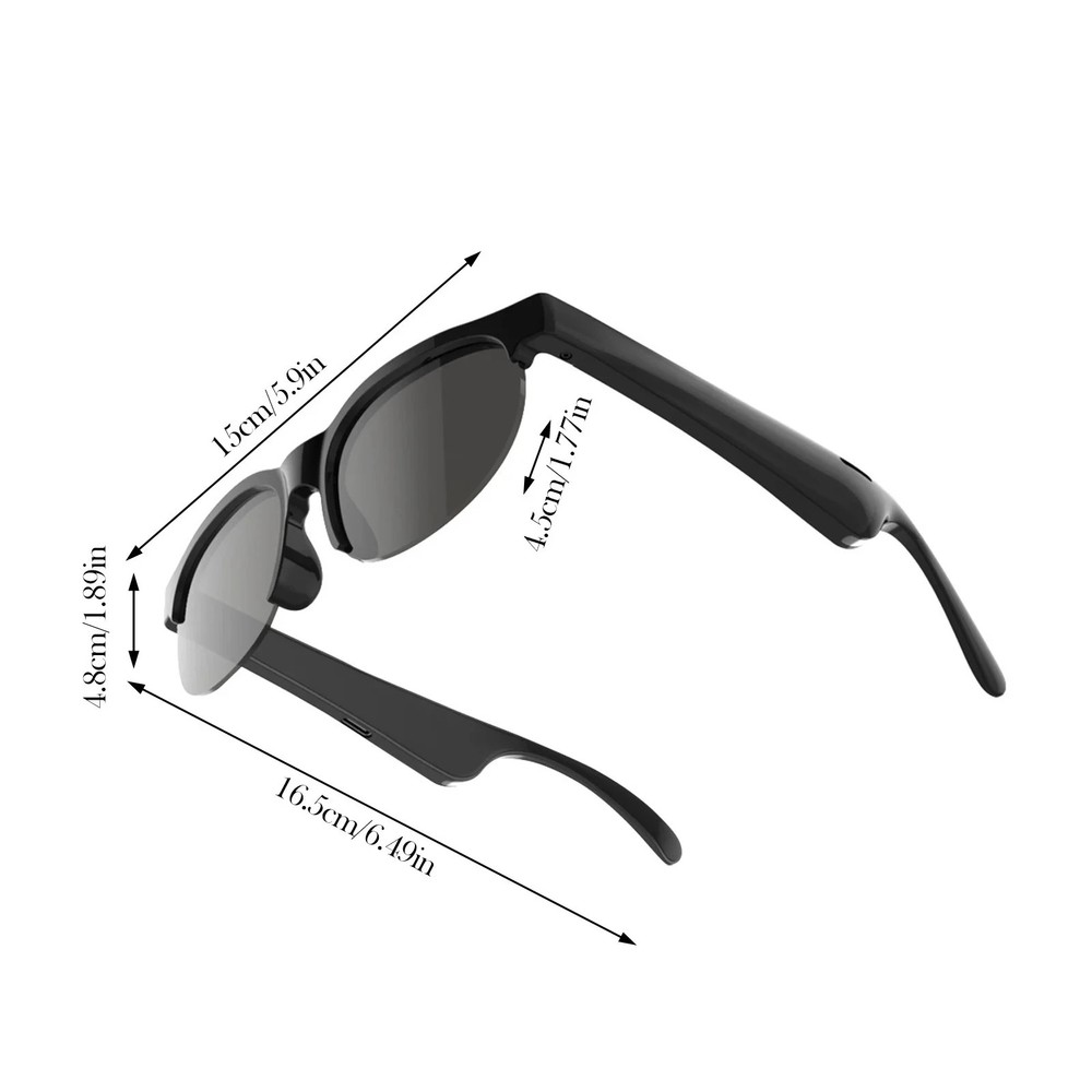 Wireless Glasses Headset For Hands Free Audio Streaming And Stable Connectivity
