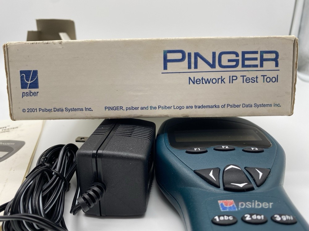 Psiber Data Systems: Pinger Cable Network IP Tester Box Plug Manual
