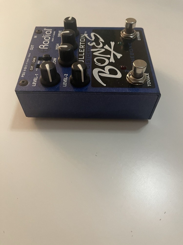 Radial Engineering Tonebone Bones Fullerton Distortion Guitar Effect Pedal