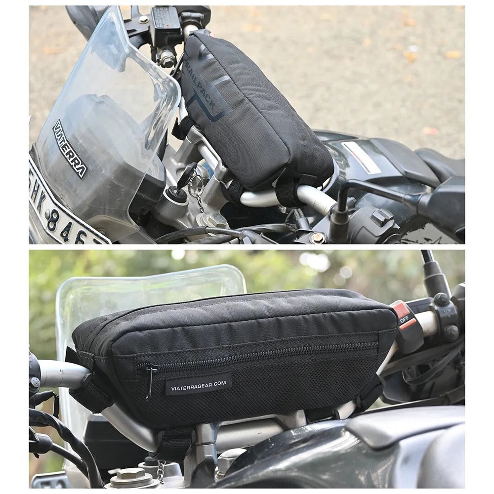 "HANDLEBAR TRAILPACK, BLACK" FIT FOR ALL MOTORCYCLE