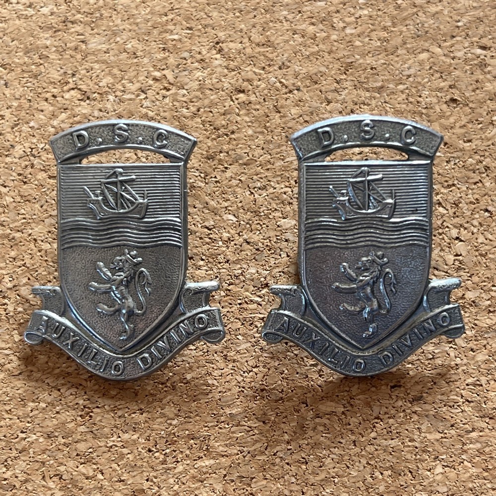 Devon Special Constabulary D.S.C Collar Badges 1930s-1960s