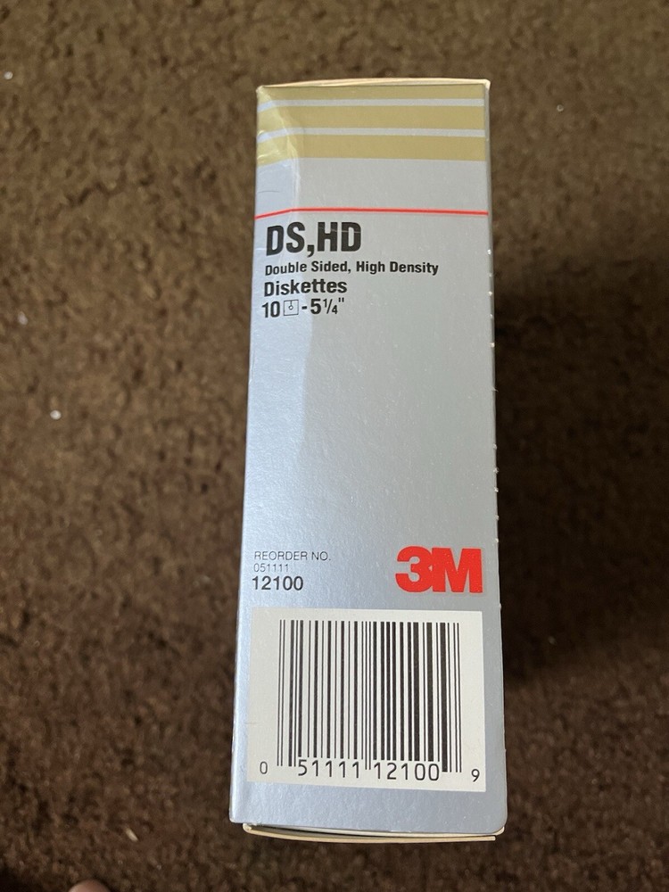 3M 5 1/4” FLOPPY DISKS/ DOUBLE SIDED HIGH DENSITY/ 10 PACK X 2