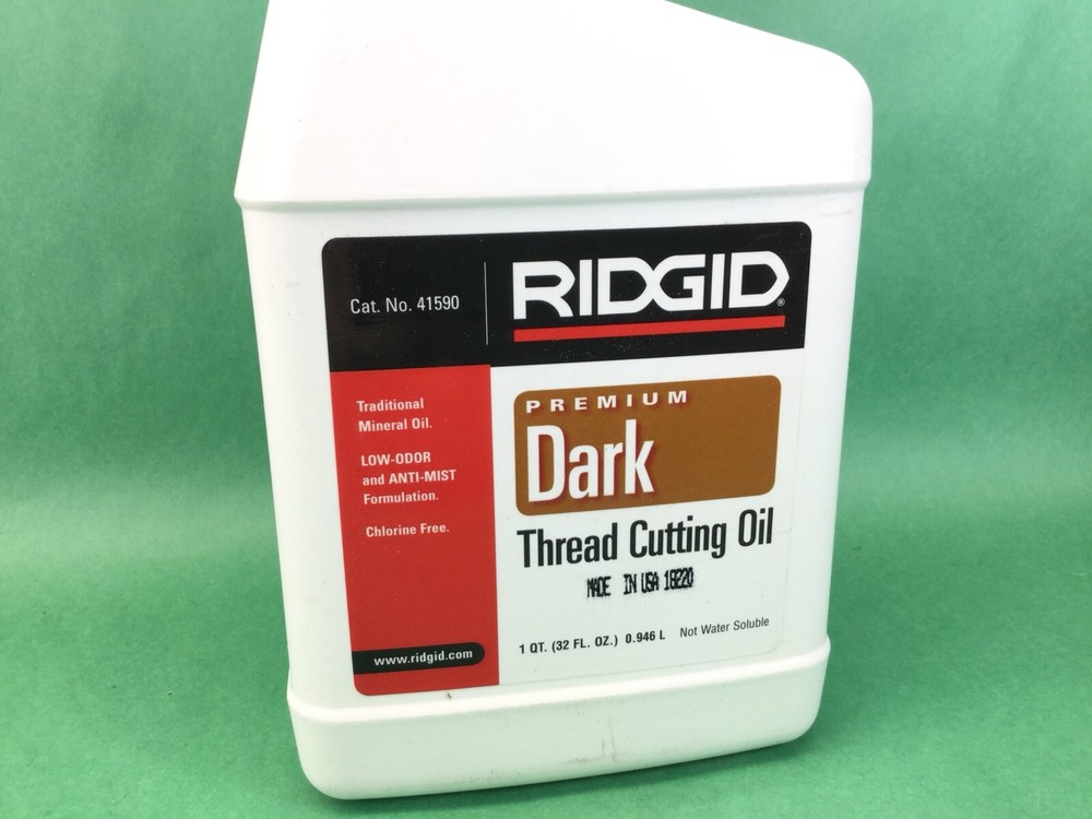 Ridgid 41590 PREMIUM Dark Threading Oil - 1 Quart
