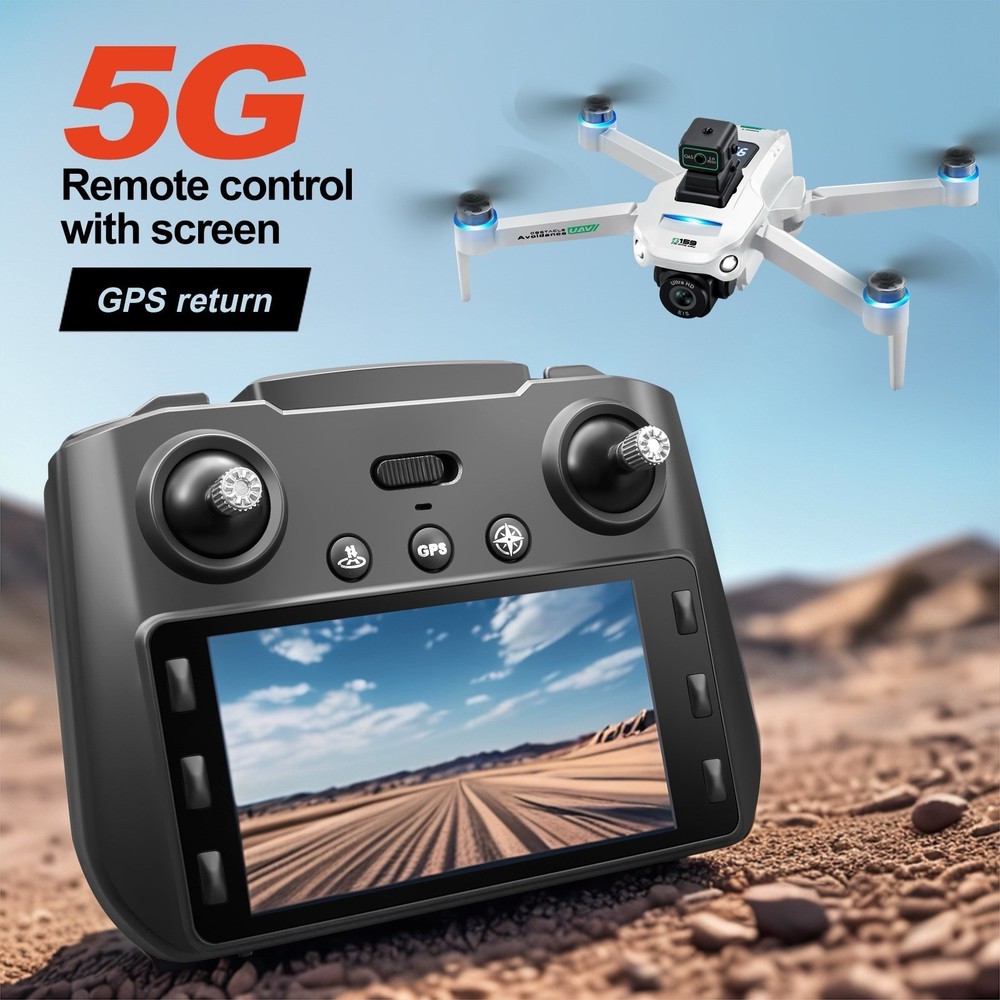 GPS S159 Drone HD Camera Foldable Quadcopter Remote Screen Obstacle Avoidance