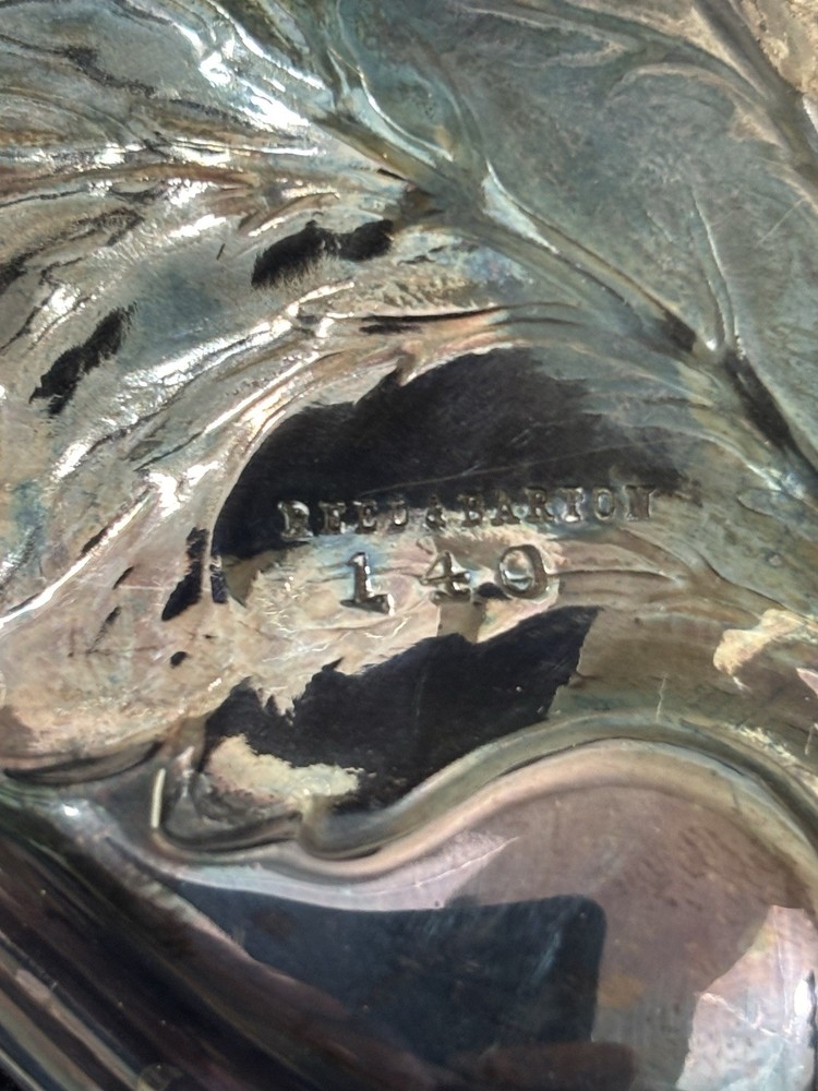 Vintage Reed & Barton Silver-Plated Leaf Dish Shallow – Pattern 140