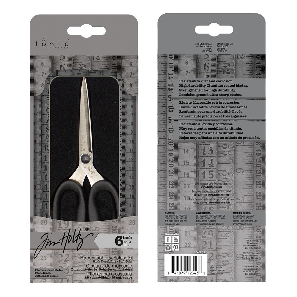 Tim Holtz Haberdashery Scissors 6"