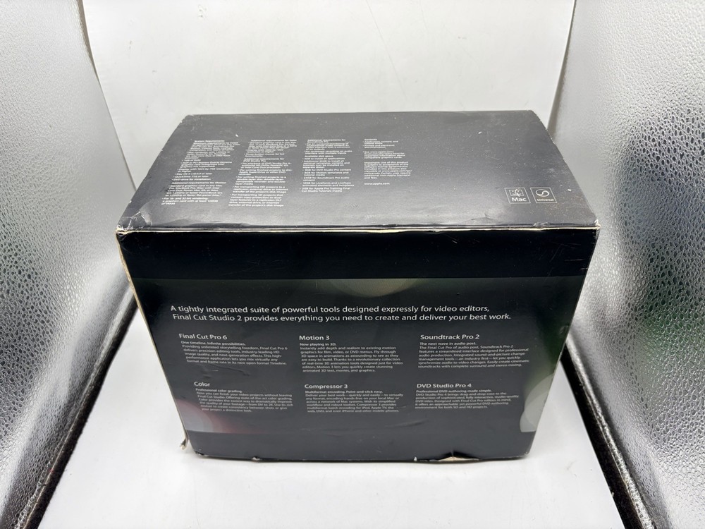 apple final cut studio 2 / Box Version Complete