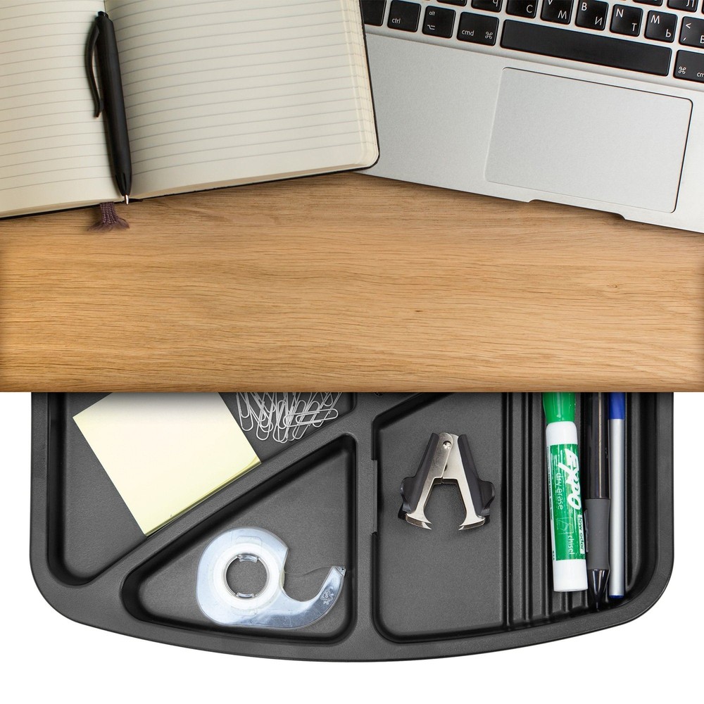Mount-It! Under Desk Swivel Storage Tray
