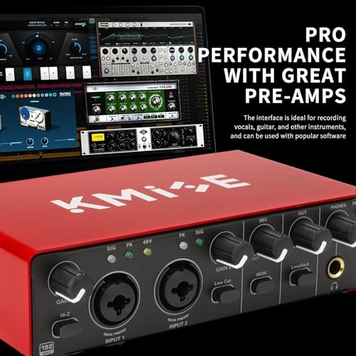 USB Audio Interface for Guitarists, Vocalists, Podcasters or playback studio