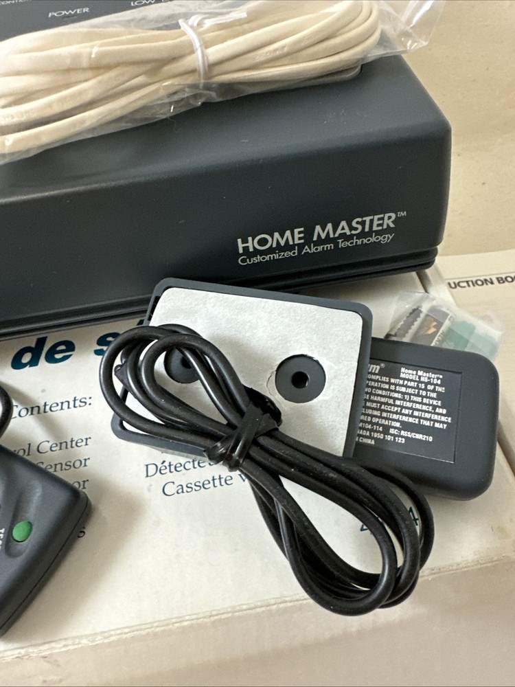 Quorum Home Master HM-100 Security System with remote , cassette , AC adapter