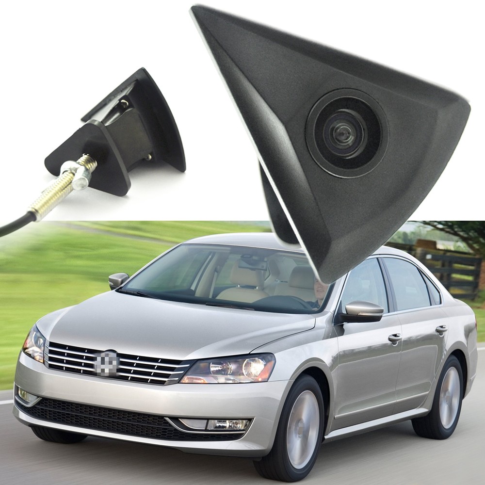 Car Logo Embedded 170° Full HD CCD Front View Camera for VW Passat 2012-2015
