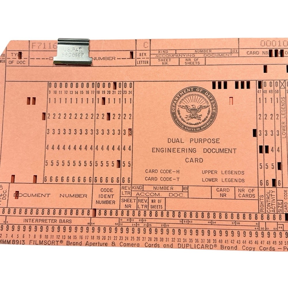 Vintage computer data dual purpose Engineering document bundle of 12 USA made