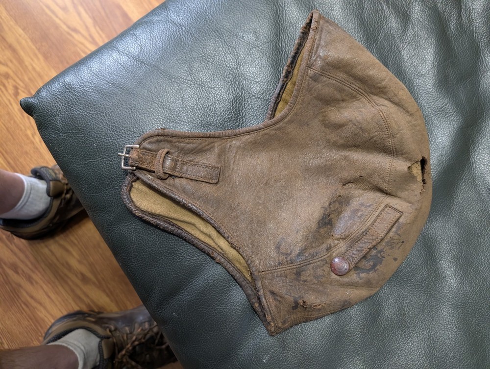 World War Leather Cap