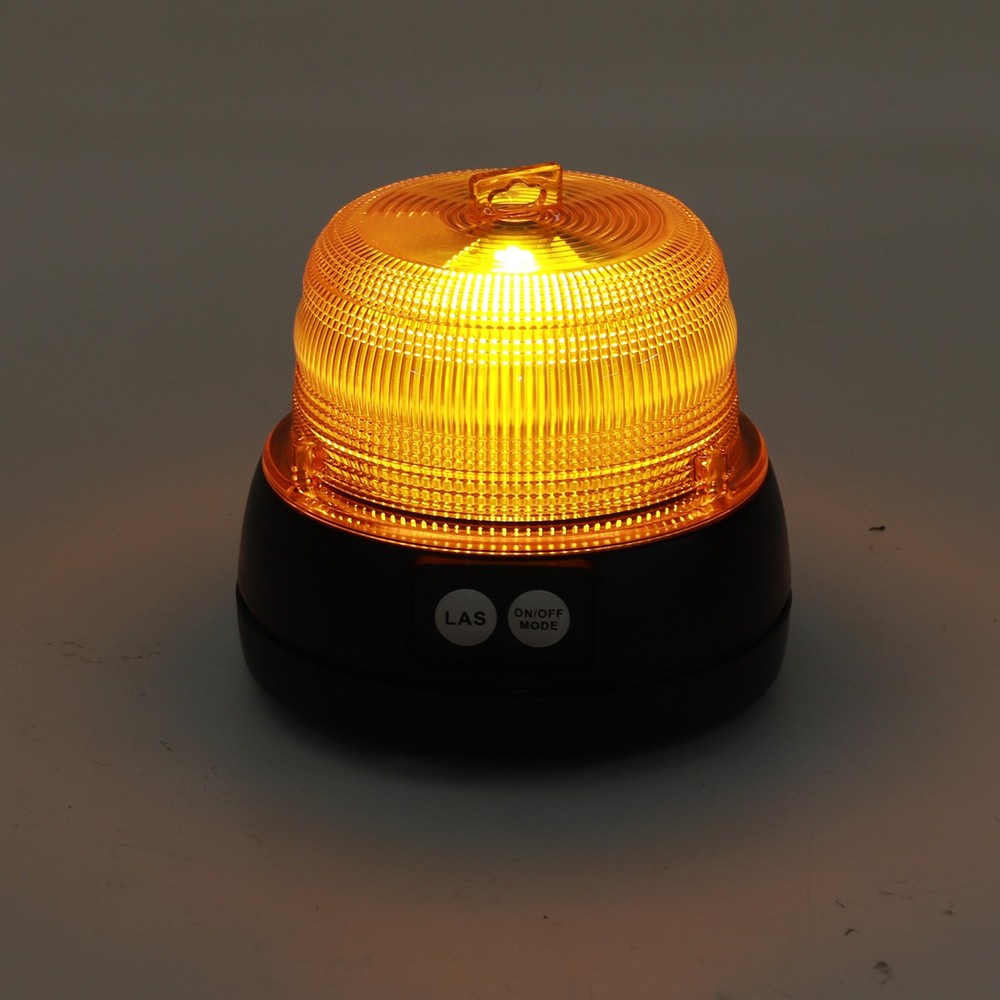 12V-24V Protable Flashing Magnetic LED Strobe Beacon Indicator Battery Powered