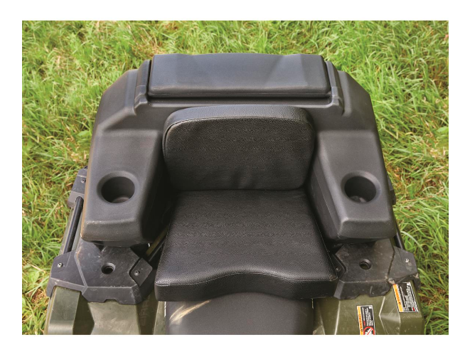 ATV Seat Backrest Storage 4 Wheeler Locking Padded Waterproof Rear Hatch Chair