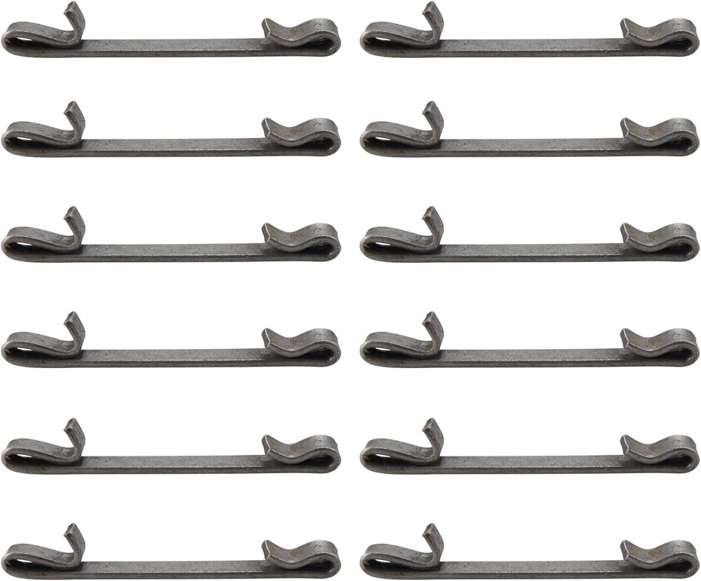 12 Pcs Early 2'' Double Loop Style Tool Box Drawer Slide Retaining Keeper Clips