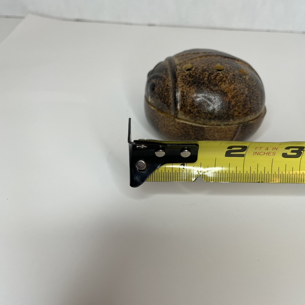 Vintage Ceramic Ladybug Incense Burner