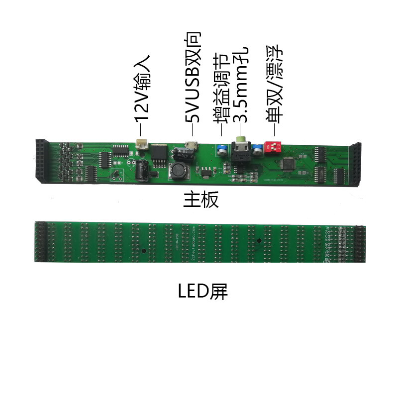 Assembled LED Music Spectrum Analyzer For MP3 PC Audio Level Indicator Meter
