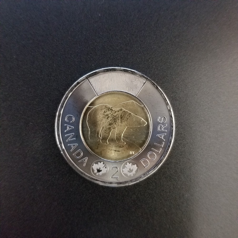 2022 Canada $2 Dollar Regular Release plus Queen Elizabeth Black Ring Memorial