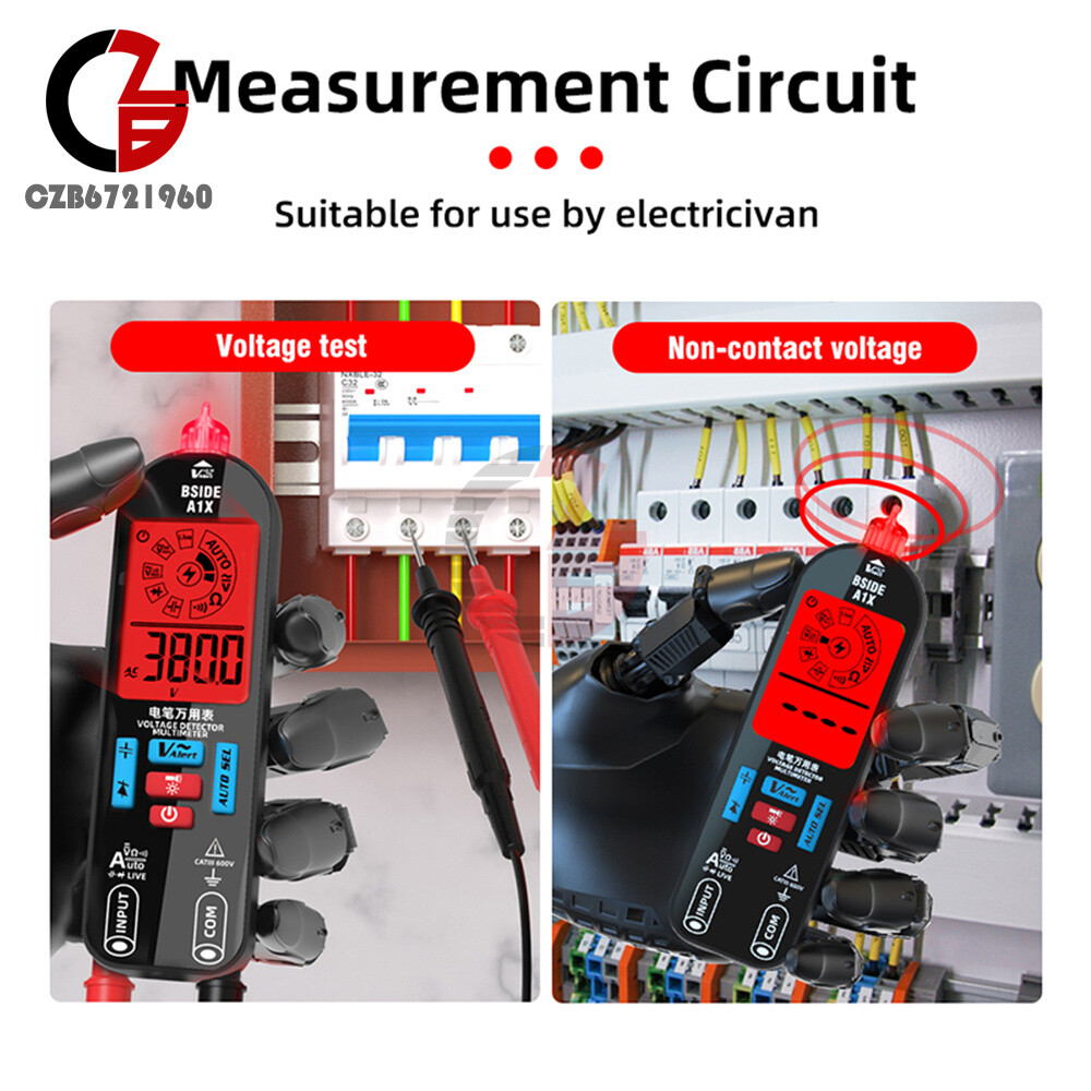 A1X Mini Multimeter LCD Digital Tester Voltage Detector DC/AC Voltage Resistance