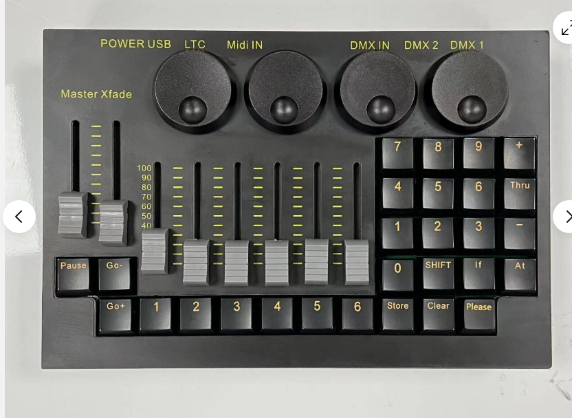 Command Wing Mini DMX Controller Par Stage Lights Console for Carry Bag