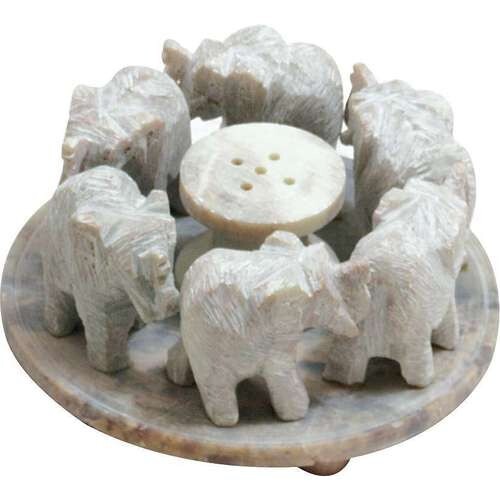 Lucky Elephant Incense Holder 3 Inches
