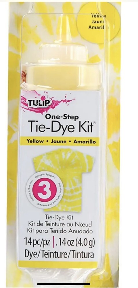 Tulip One-Step Tie-Dye Kit Tie Dye Kit, Yellow