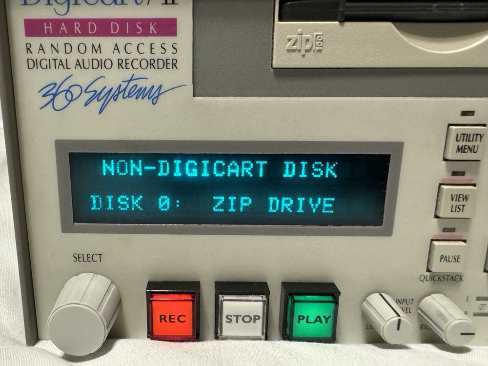360 SYSTEM DIGICART/II DIGITAL AUDIO RECORDER COMPLETE
