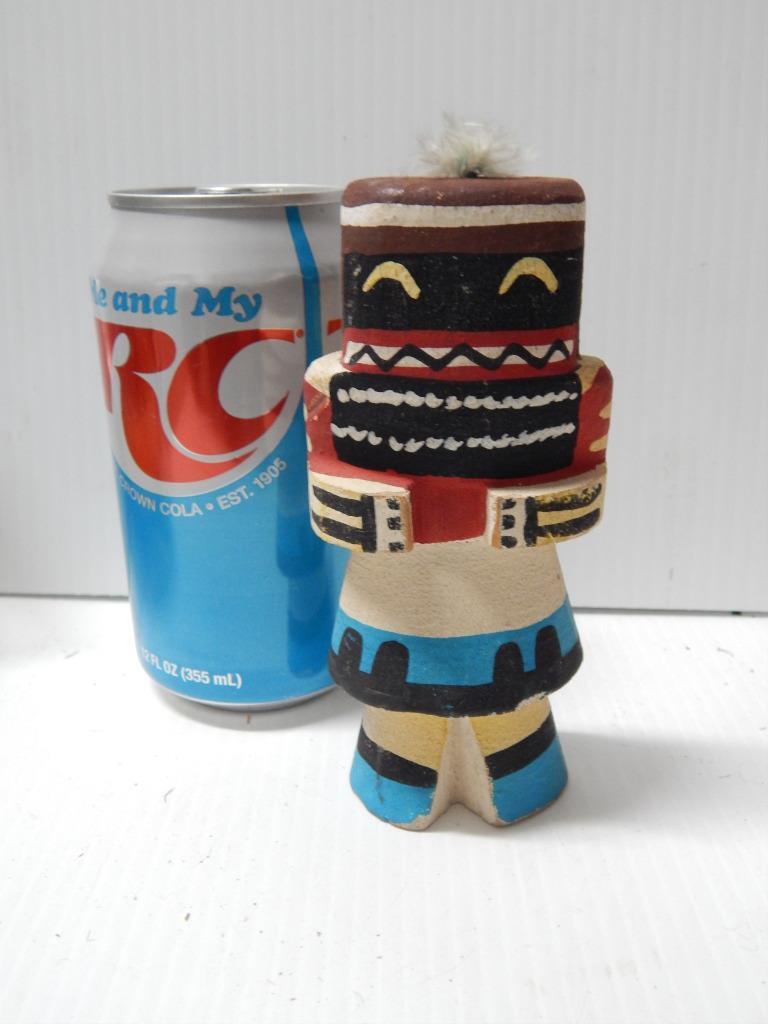 TALL 5" VINTAGE HOPI PUEBLO INDIAN HIGHWAY ROUTE 66 " HUNTER " KACHINA