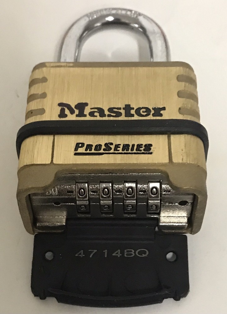 Master Lock 1175 ProSeries Brass Resettable Combination Padlock 2-1/4 in Wide