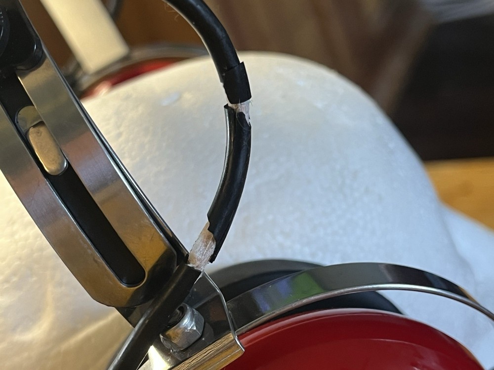 R.E. Racing Electronics Headphones Headset NASCAR Red Untested