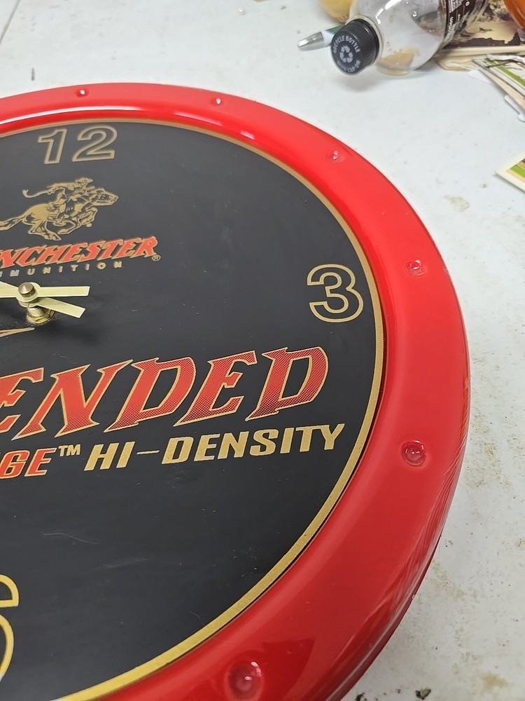 Vintage Winchester Ammunition Xtended Advertising Clock