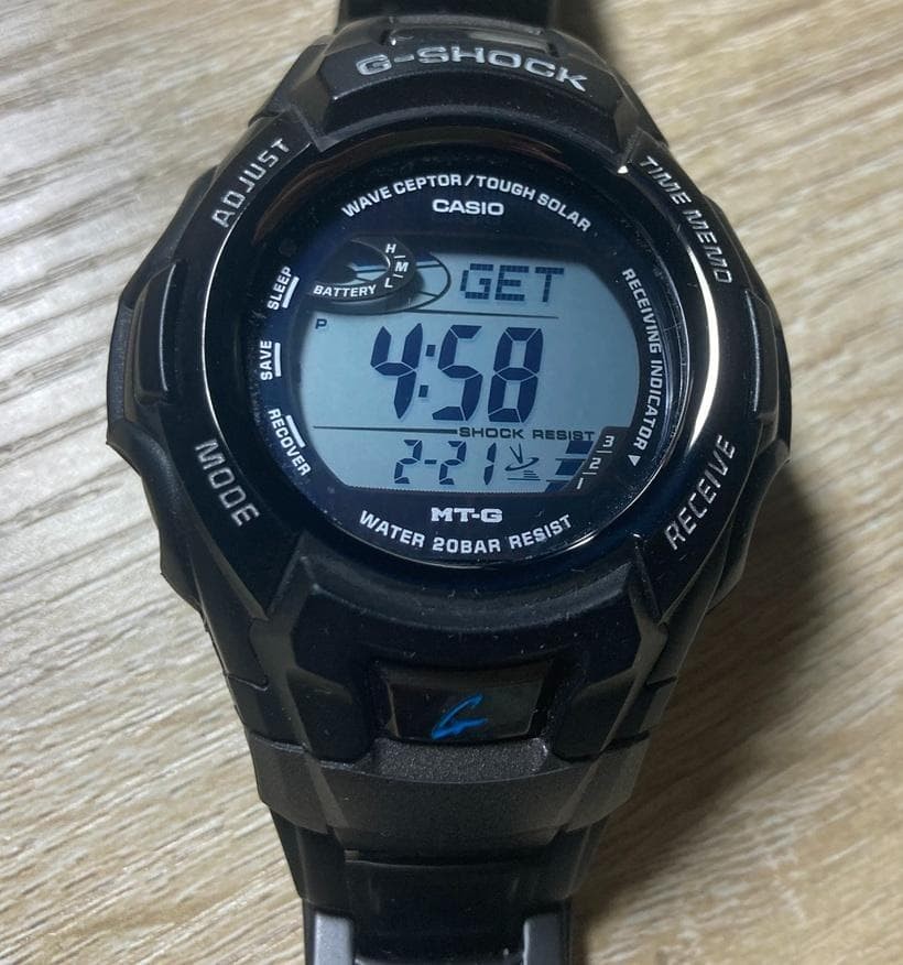 G SHOCK MTG 910DJ Timepiece Digital Watch Black Force Ready to Use Now