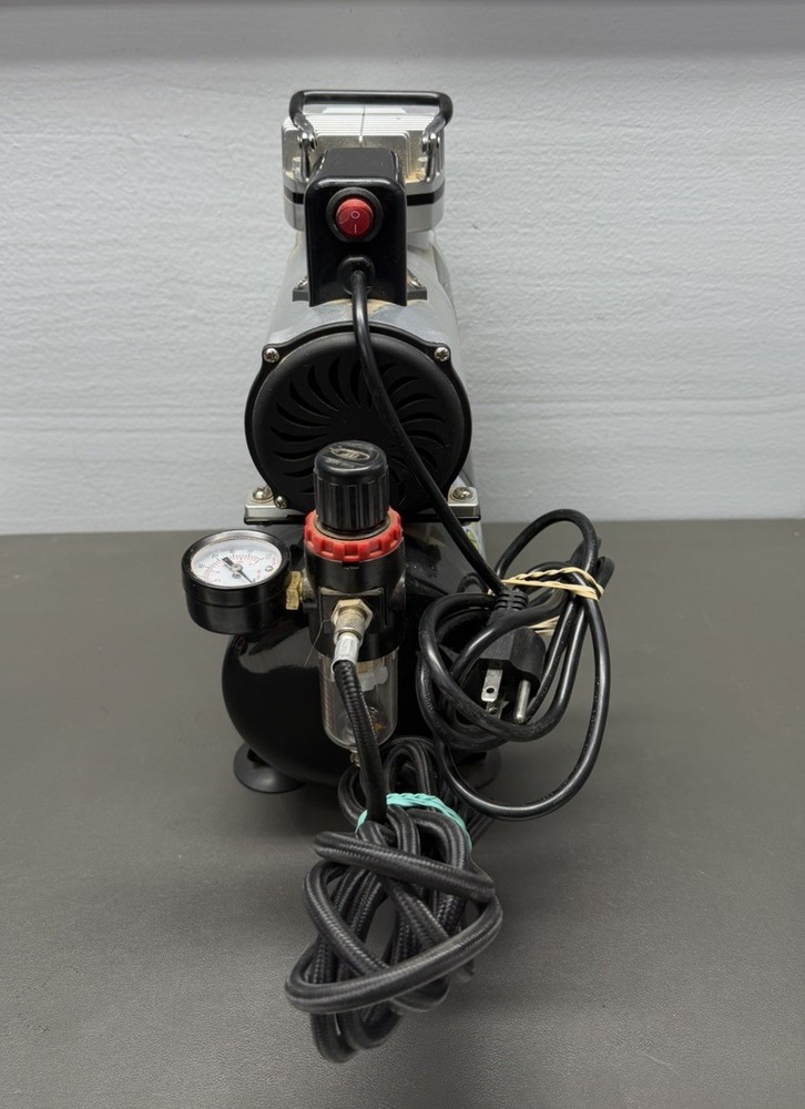 Airbrush Compressor, High-performance Single-Piston Oil-free Mini Compressor ...