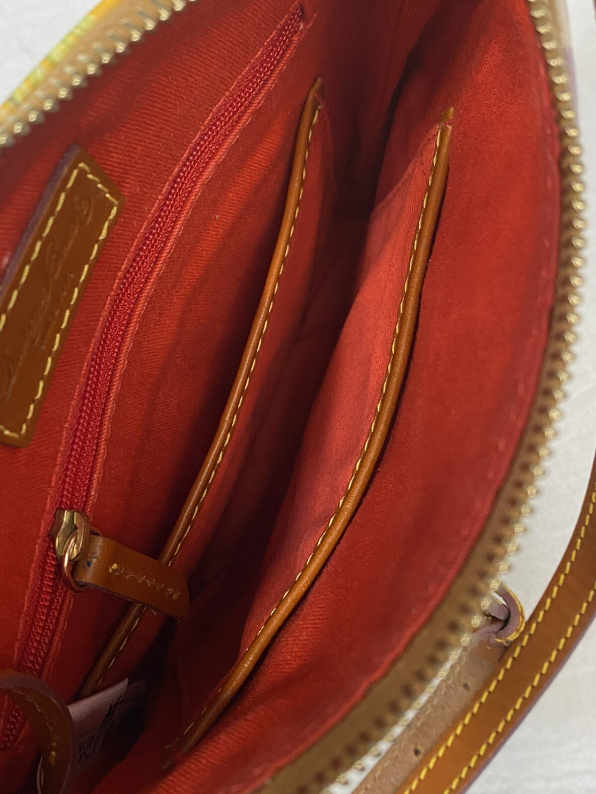 Disney Dooney and Bourke DISNEYLAND Resort Parks Retro Print Crossbody Bag