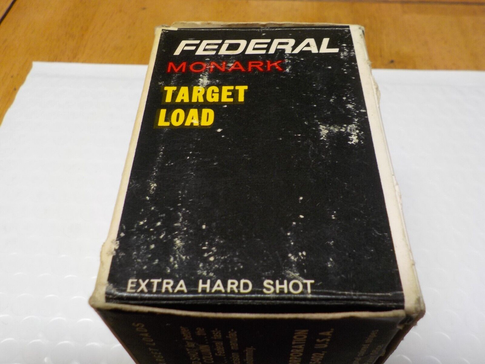 Federal "Monark" Target Load 20 Gauge Shotgun Shell Empty Box