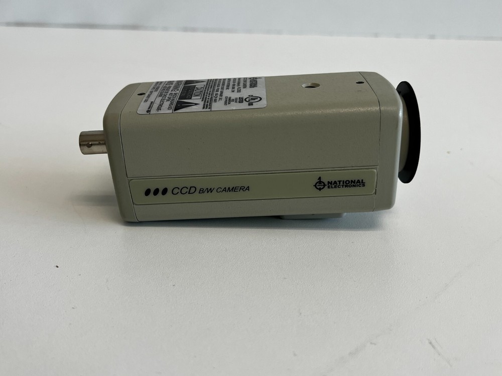 National Electronics CCB B/W Camera with Power Supply