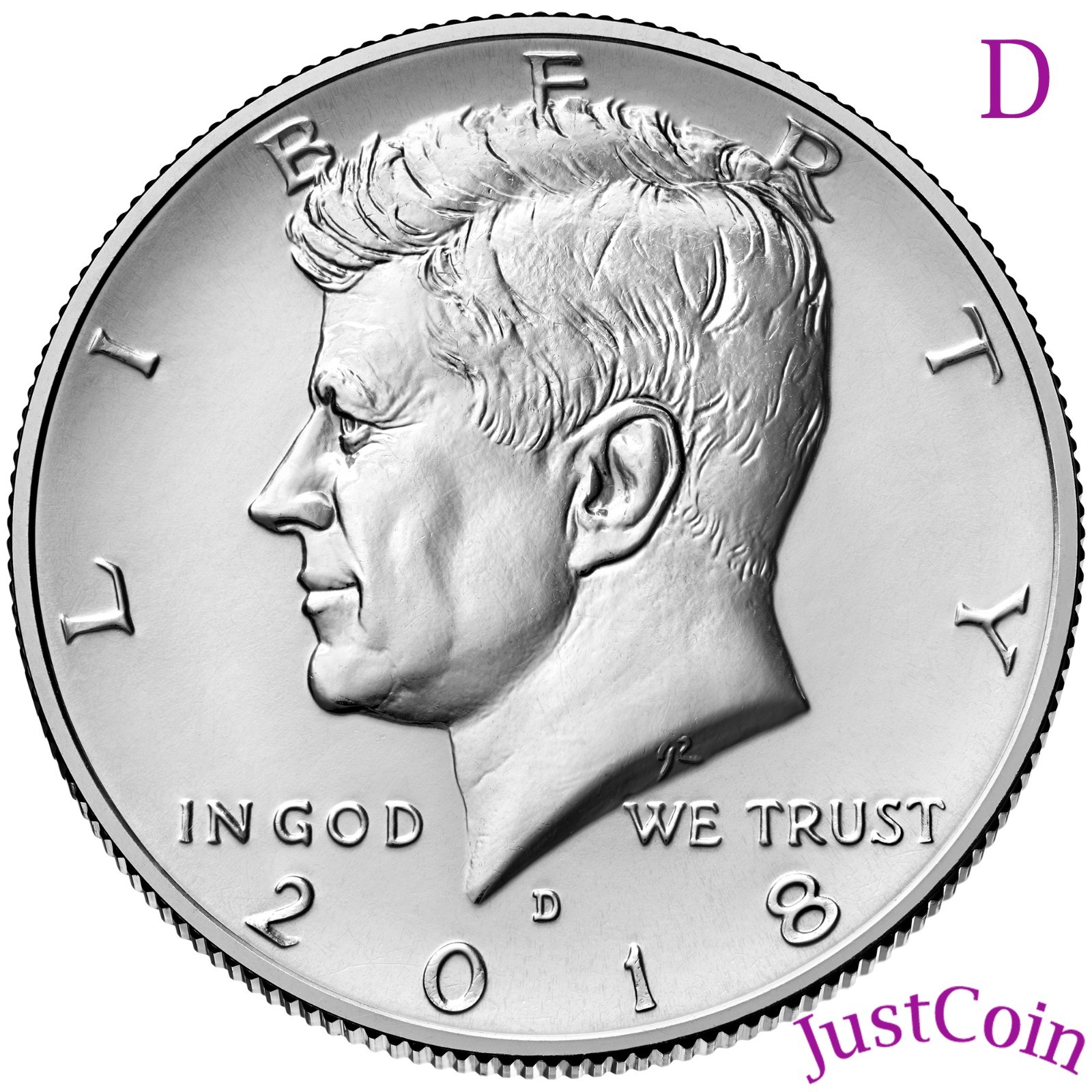 2018 P&D KENNEDY HALF DOLLAR SET CLAD TWO COINS SET UNCIRCULATED