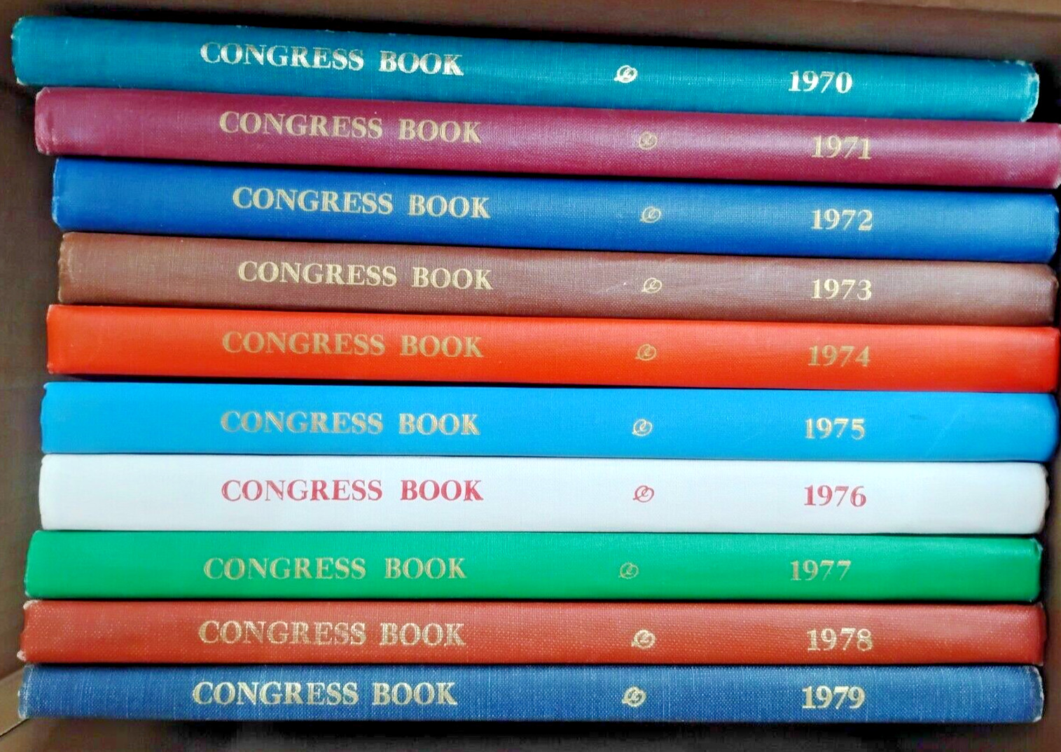 CONGRESS BOOK Complete Set, 1960 - 2010